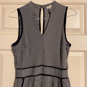 Wide leg pant striped jumpsuit WITH pockets!